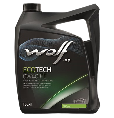 Моторное масло Wolf EcoTech 0W-40 FE, 5л  (WOLF: 161065)